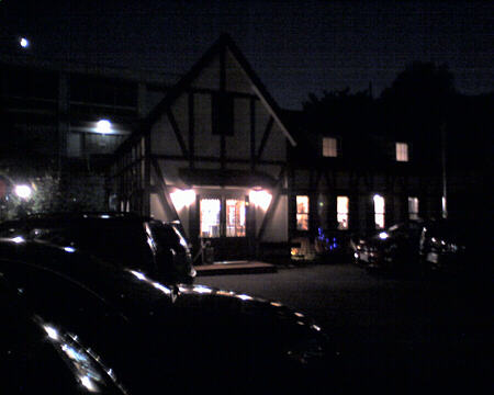 夜の山小屋