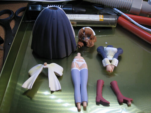メイドさんにガーターはでほ