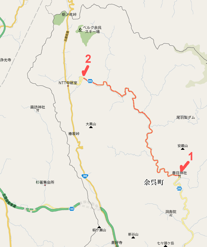 懸案の険道285