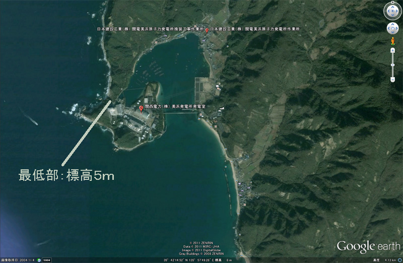 美浜原発マップ