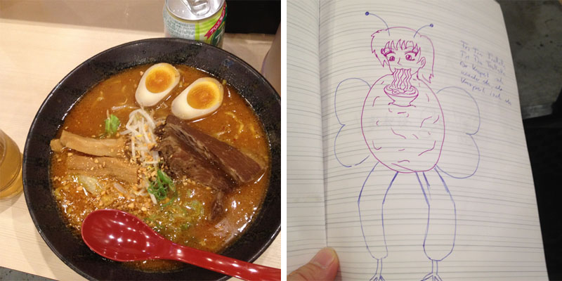散歩歩くと食ったの忘れる