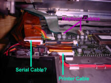 Left side of system board